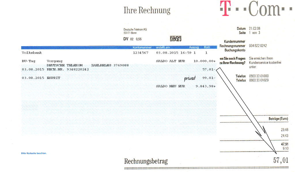 Einnahmen-Überschuss-Rechnung I Wie ein Bankkonto Ihnen helfen kann